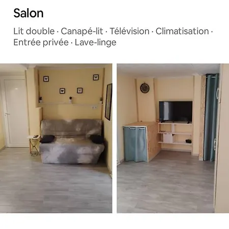 Apartman T1 28m2 En Rdc Avec Jardin Et Piscine Cabestany
